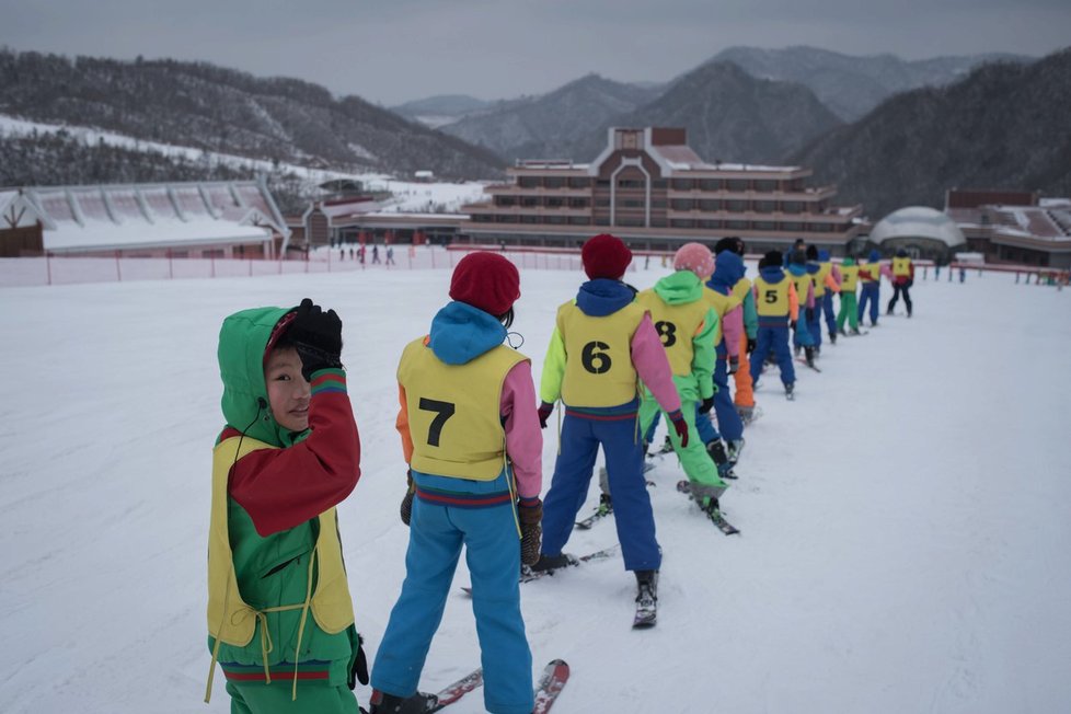 Lyžařské středisko Masikrjong v Severní Koreji