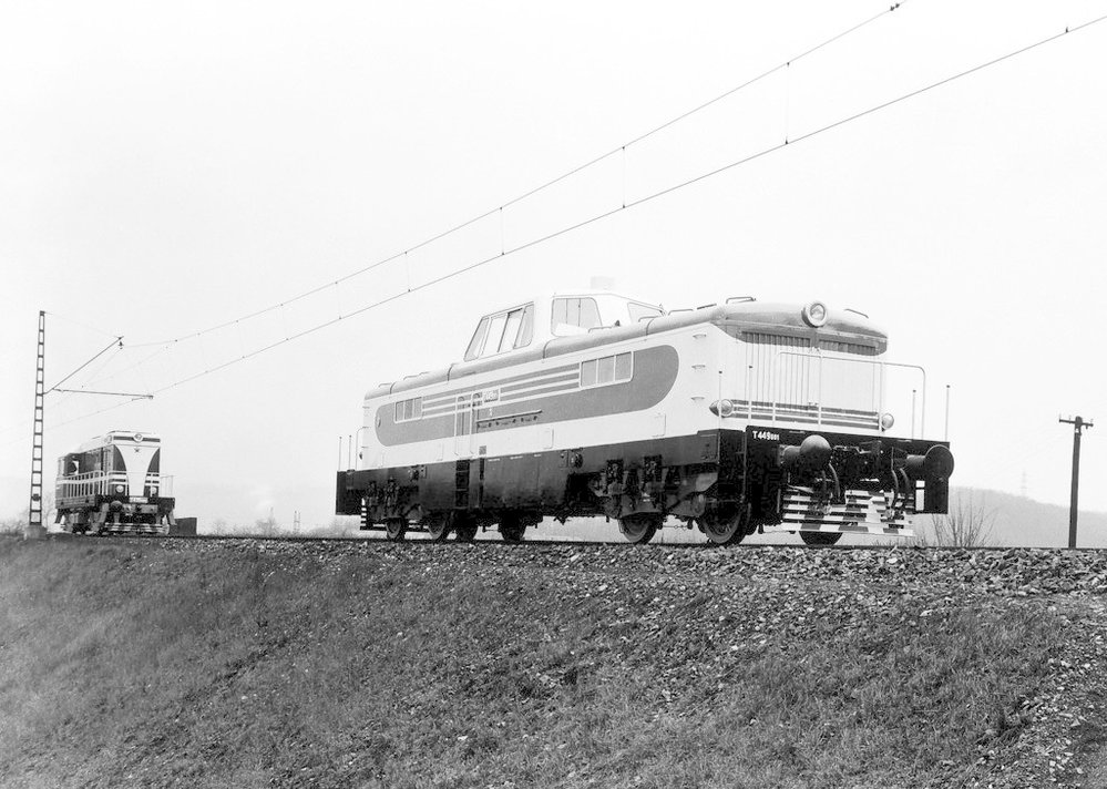 Snímky prototypu T449.0 pořízené na podzim 1960