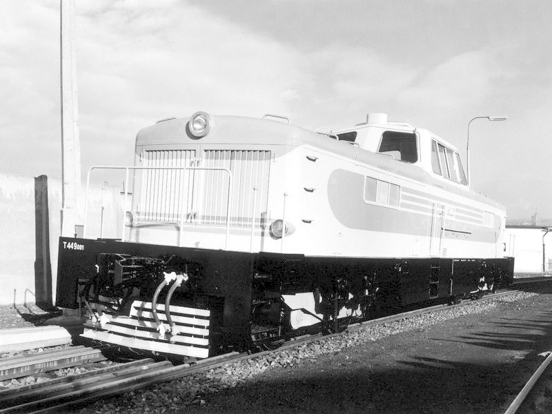 Snímky prototypu T449.0 pořízené na podzim 1960