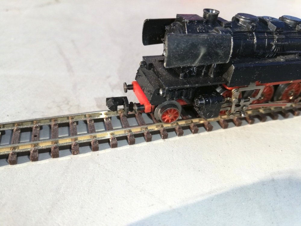 Detail parní lokomotivy BR 65