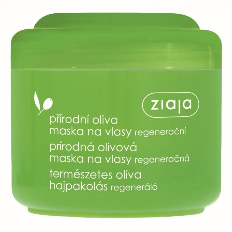 Ziaja, regenerační maska na vlasy, oliva, 79 Kč, koupíte na www.ruzova10.cz