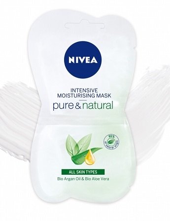 Nivea, zvláčňující pleťová maska Pure Natural, 40 Kč, koupíte v síti drogerií