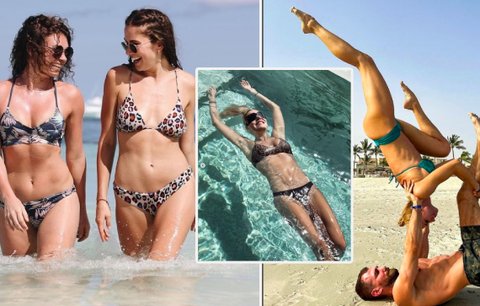 Mašlíková, Rolins, Bezděková a další krásky: Utekly před covidem k moři!