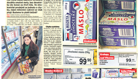 O vysoké ceně másla Blesk informoval minulý rok.