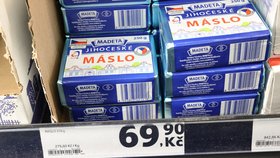 Ceny másla v prosinci 2025