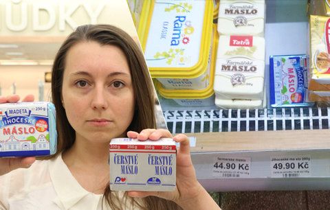 Drahé máslo v Česku: Reálně stojí 45 korun, tvrdí svaz. Co žene ceny výš?  