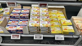 Cena másla v říjnu 2025.