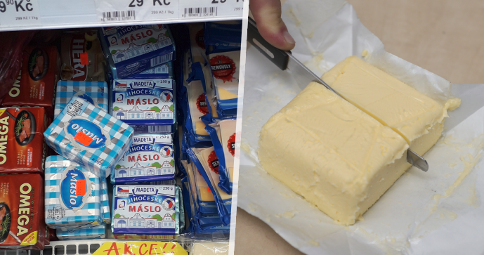 Loni stálo i stovku a teď... Máslo za 32,90 Kč!