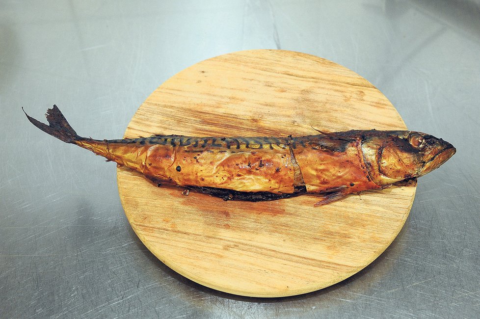 Makrela kuchaná v marinádě