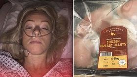 Zkažené maso ze supermarketu jí způsobilo vnitřní krvácení: Bolest musela tišit morfiem