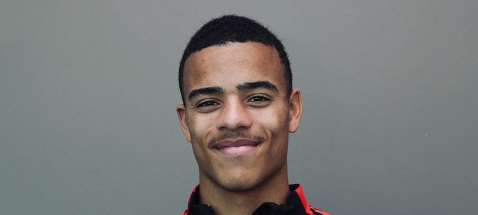 Útočník Manchesteru United Mason Greenwood