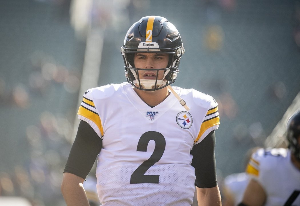 Mason Rudolph je rozehrávač týmu Pittsburgh Steelers