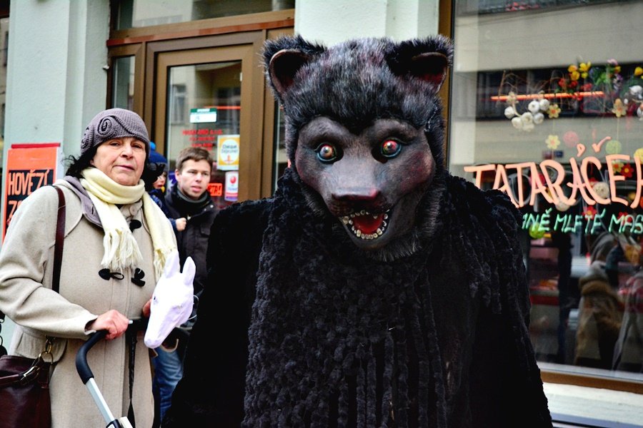 Medvěd je klasickou maskou na masopust (ilustrační foto.)