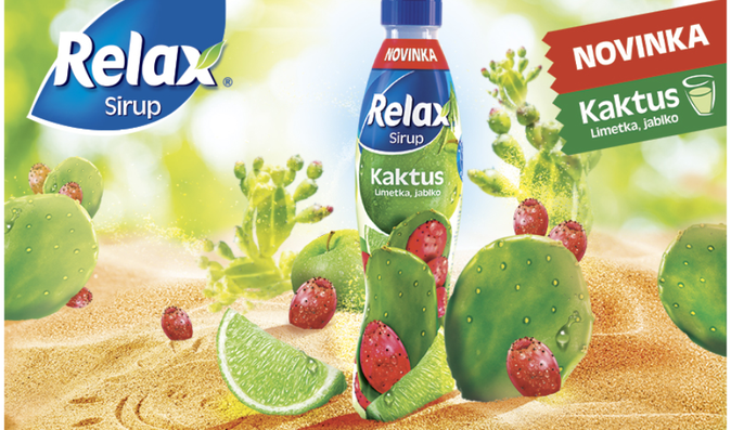 Dejte svým dobrodružstvím svěží příchuť díky novému sirupu Relax Kaktus
