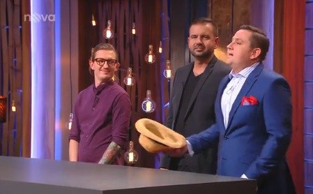 Porota třetí řady Masterchef Česko Přemysl Forejt, Radek Kašpárek a Jan Punčochář.