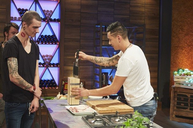 Soutěžící Marek Kühnel v kulinářské show MasterChef Česko.