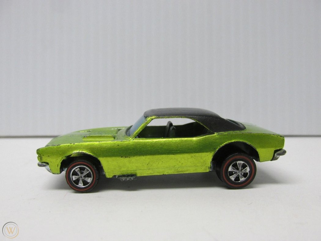 Hot Wheels Antifreeze Over Chrome Camaro 1968