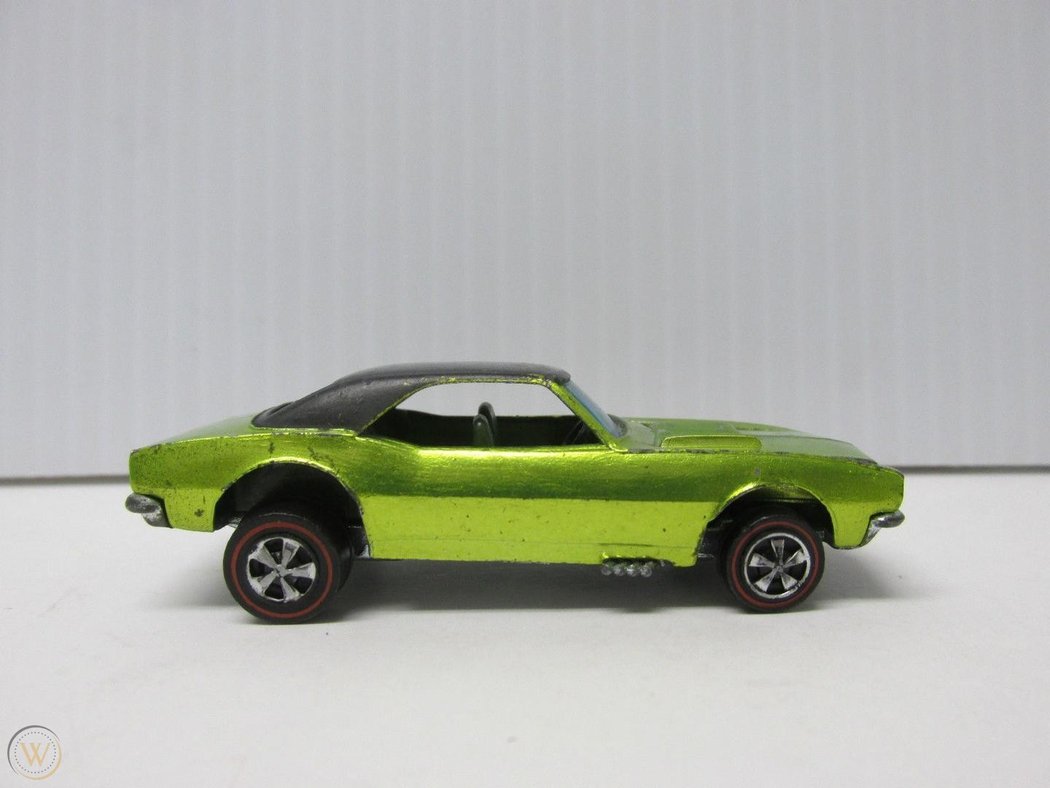 Hot Wheels Antifreeze Over Chrome Camaro 1968