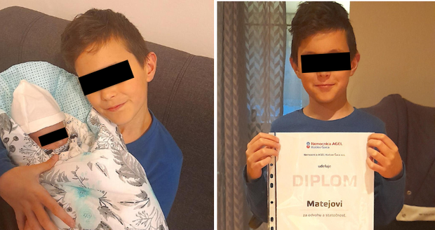 Matěj (11) našel svou těhotnou maminku ležet v koupelně: Zachránil jí život!