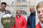Bývalá restituentka navštívila zámek v Osečanech