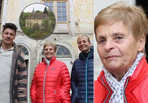 Bývalá restituentka navštívila zámek v Osečanech