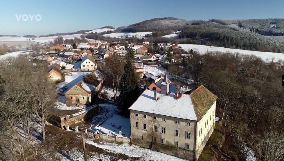 Zámek Matěje Stropnického v Osečanech na Příbramsku v pořadu Výměna manželek