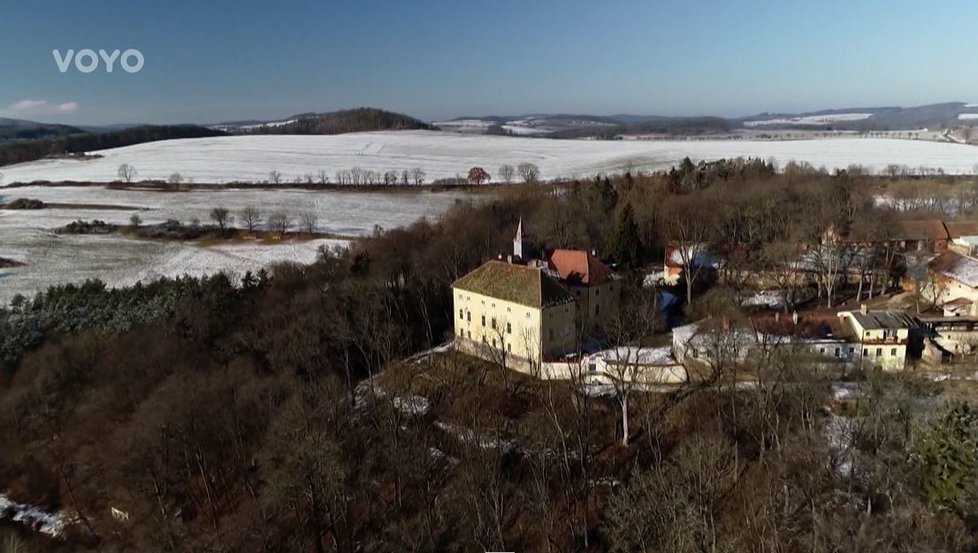 Zámek Matěje Stropnického v Osečanech na Příbramsku v pořadu Výměna manželek