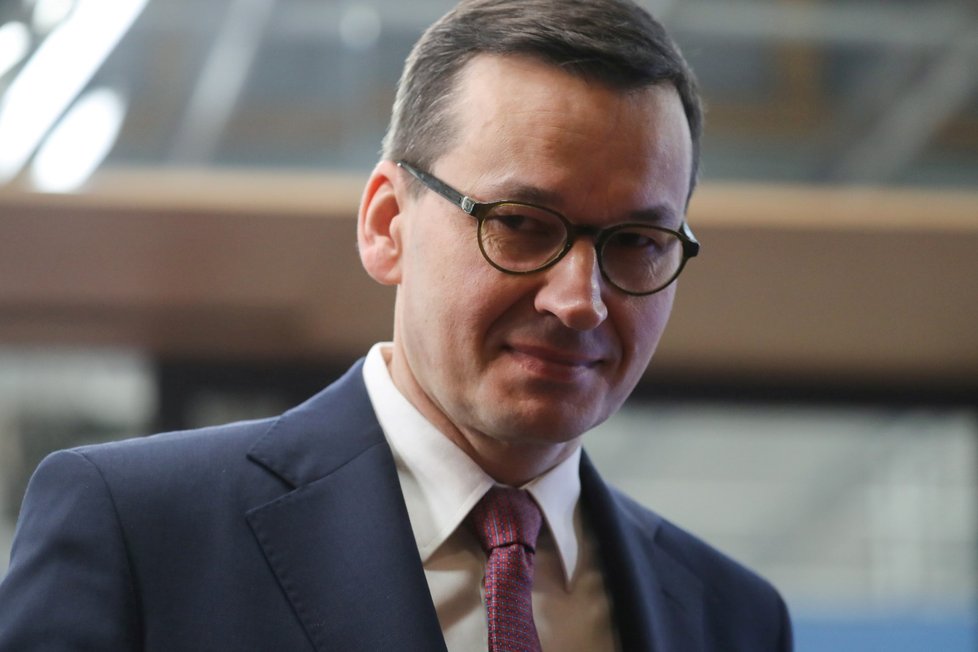 Summit EU o rozpočtu: Polský premiér Mateusz Morawiecki