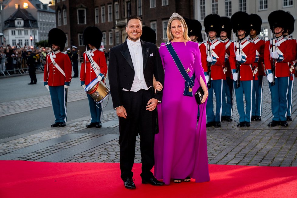 Dánská a řecká princezna Theodora a Mathew Kumar