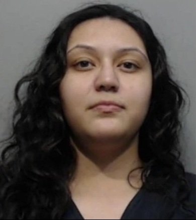 Vražedkyně Krystle Villanueva po zatčení.