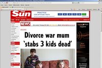 Žena ubodala své děti, aby je nedostal otec!?