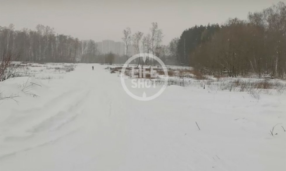 Matku s dětmi našel pejskař nahé ve sněhu v lese poblíž Moskvy.