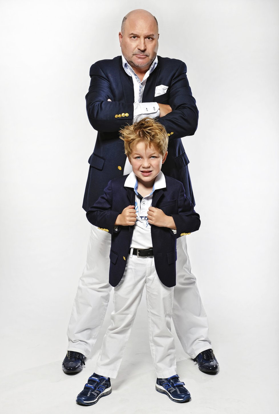 Michal David a vnuk Sebastian