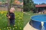 Dvouletý Matoušek se utopil v bazénu na zahradě.