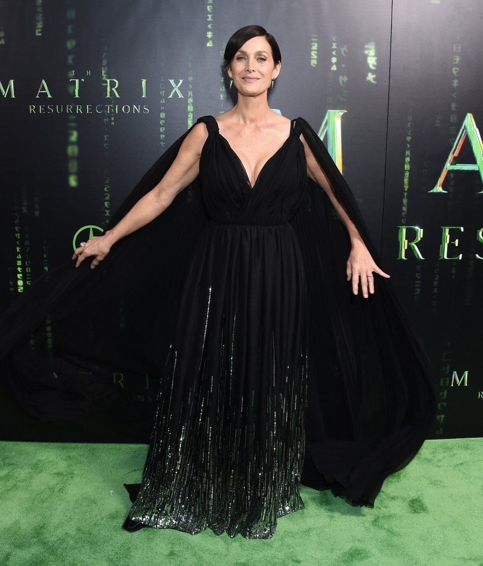 Premiéra filmu Matrix Resurrections: Carrie-Anne Moss