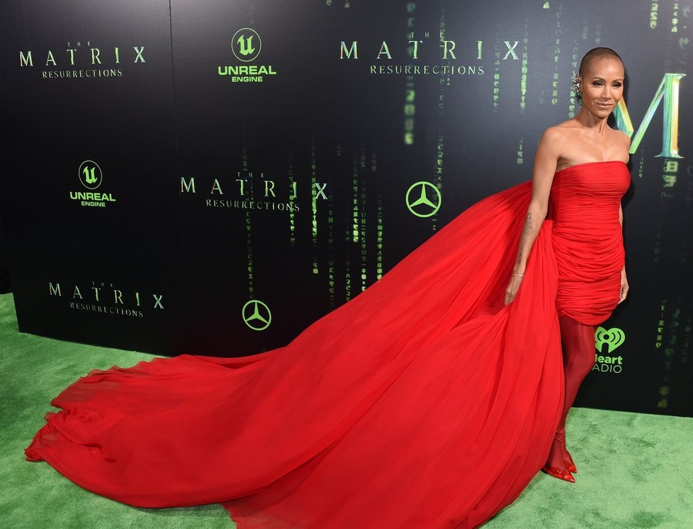 Premiéra filmu Matrix Resurrections: Jada Pinkett Smith