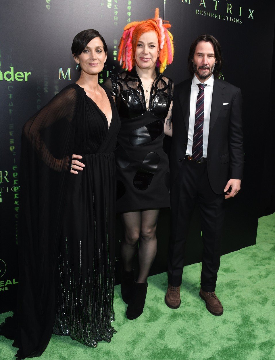 Premiéra filmu Matrix Resurrections: Lana Wachowski s Keanu Reevesem a Carrie-Anne Moss