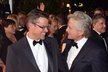 Matt Damon a Michael Douglas jsou přátelé. 