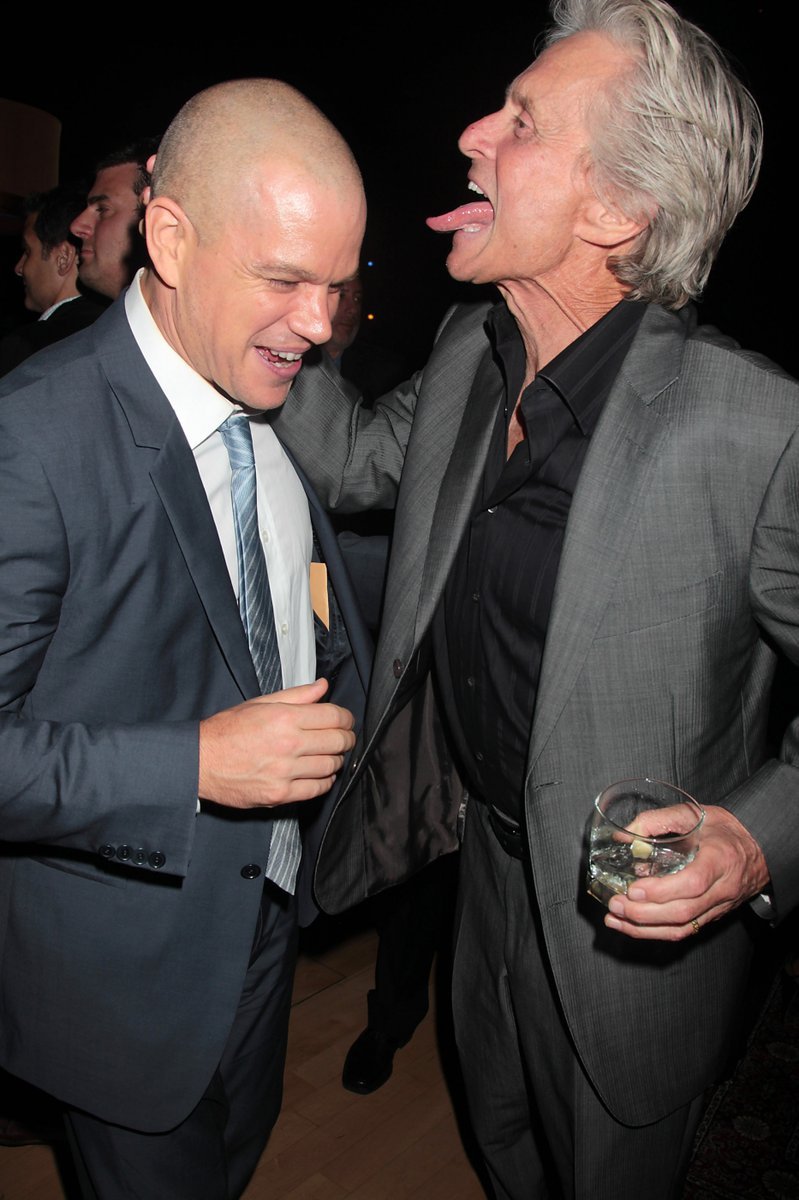 Matt Damon a Michael Douglas