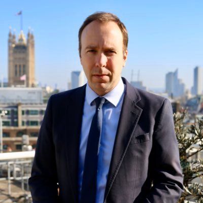 Britský ministr zdravotnictví Matt Hancock