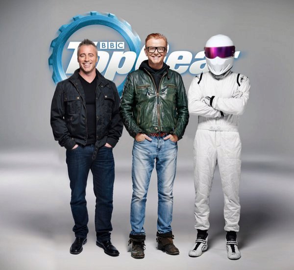 Matt LeBlanc a Chris Evans jako noví moderátoři pořadu Top Gear.