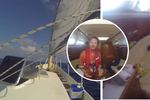Námořník Matt Rutherfod našel uprostřed Atlantského oceánu poblíž Bermud opouštěnou loď.