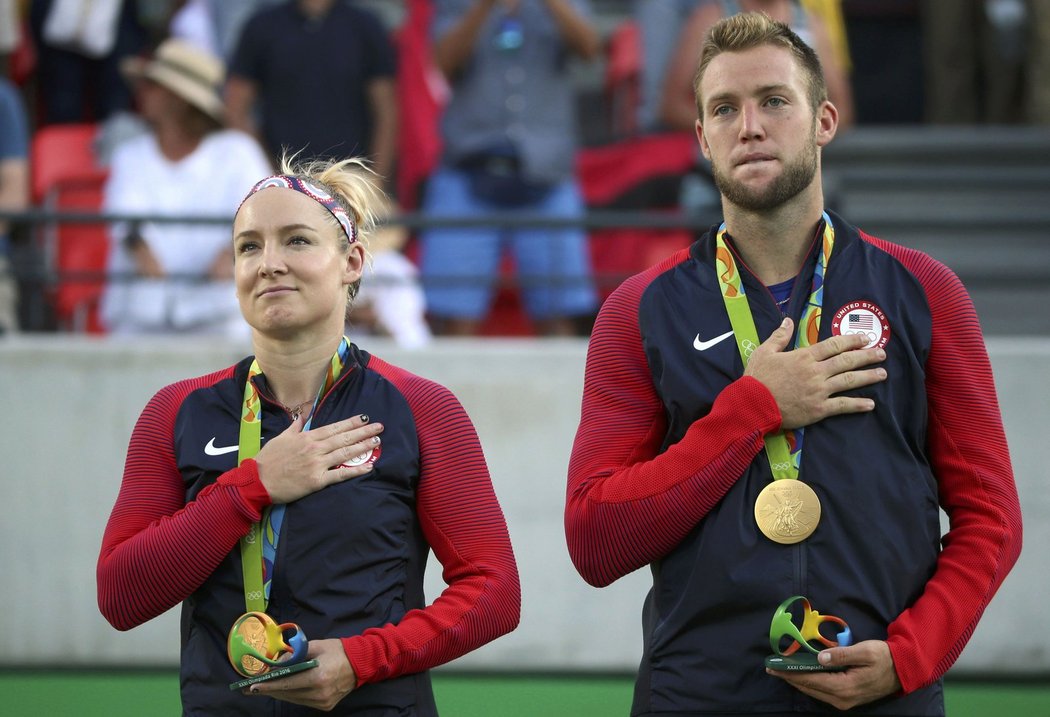 Vítězi smíšené čtyřhry se stal pár Bethanie Matteková-Sandsová, Jack Sock