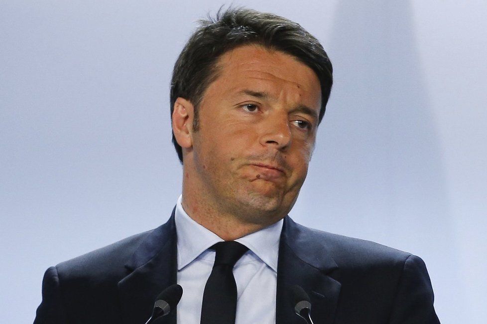 Bývalý italský premiér Matteo Renzi.