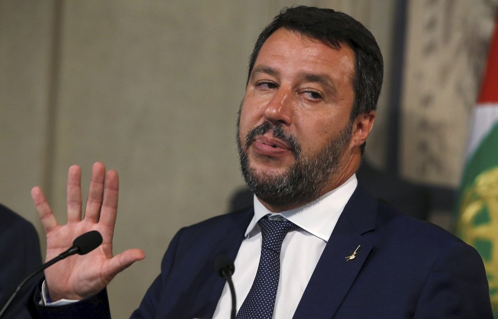 Italský exministr vnitra Matteo Salvini