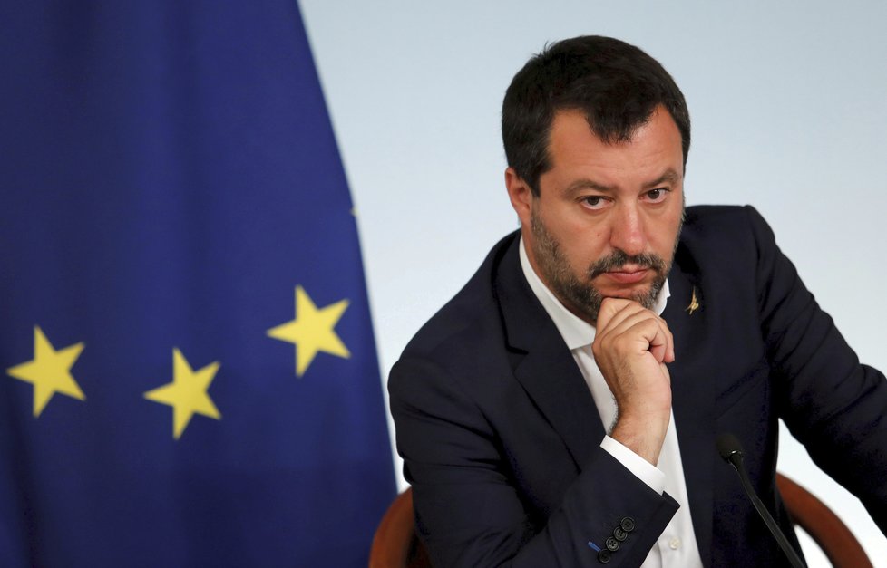 Rázný italský ministr vnitra Matteo Salvini