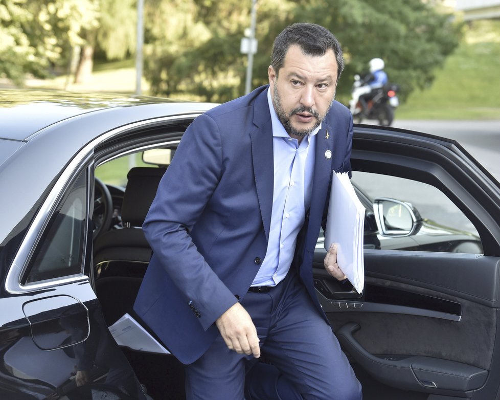 Rázný italský ministr vnitra Matteo Salvini