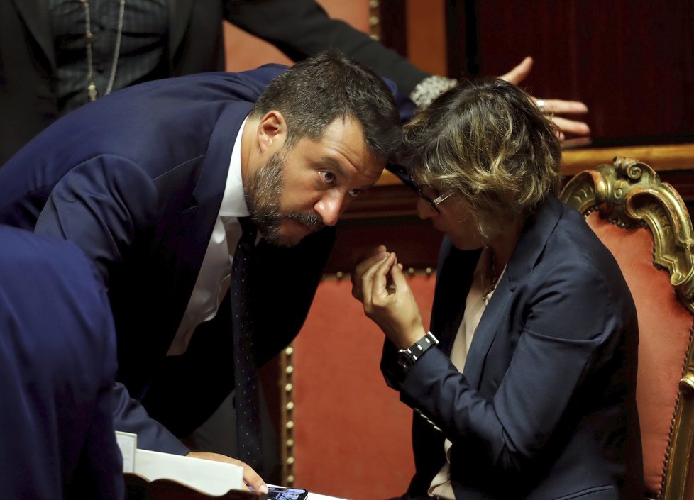 Italský exministr vnitra Matteo Salvini