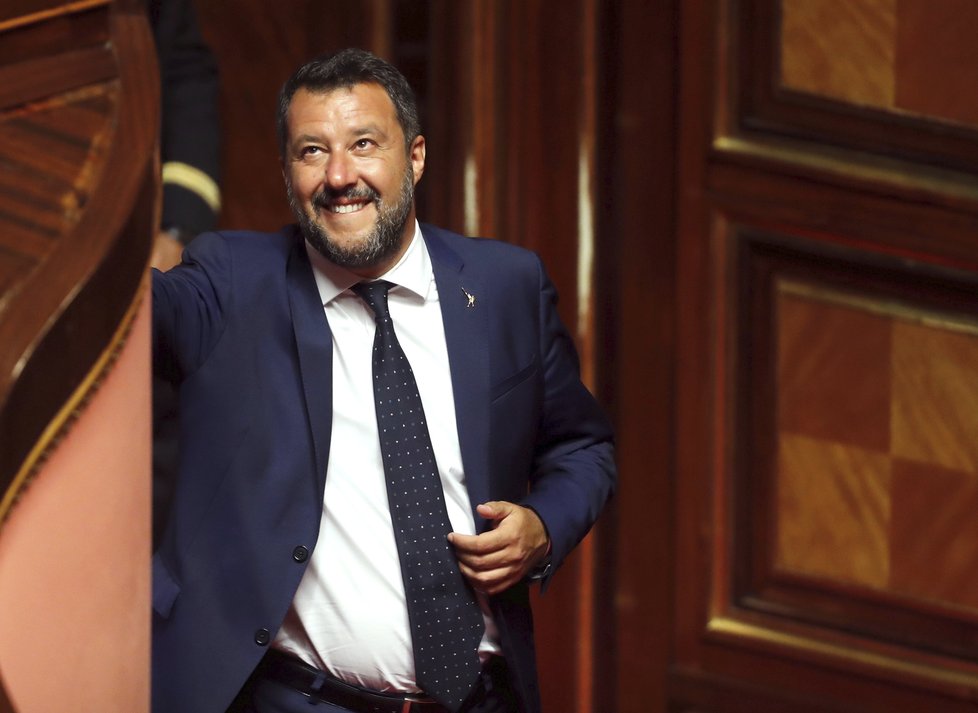 Rázný italský ministr vnitra Matteo Salvini