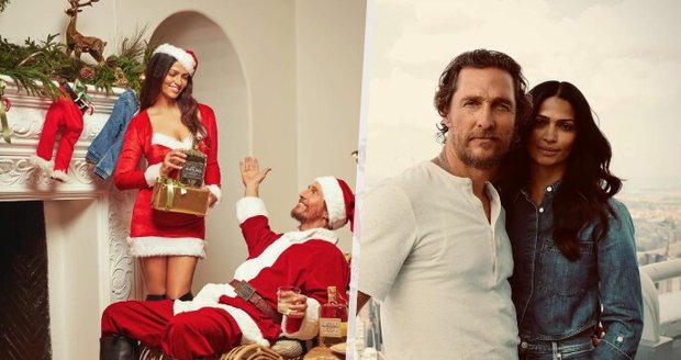 Matthew McConaughey a Camila Alvesová: Sexy Vánoce s tequillou